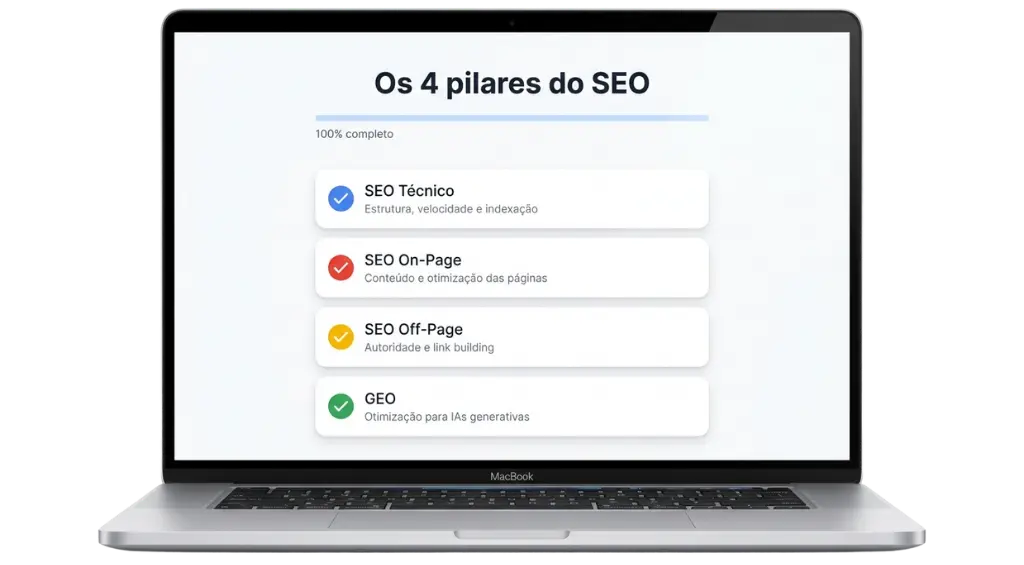 pilares que sustentam uma estratégia de SEO