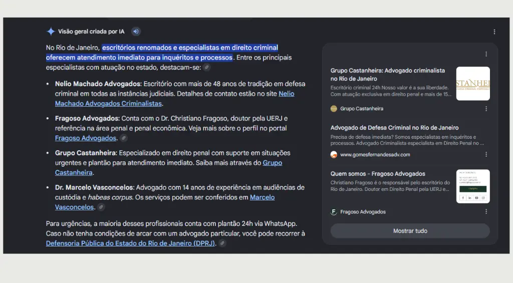 aparecer em buscas locais nas IAs