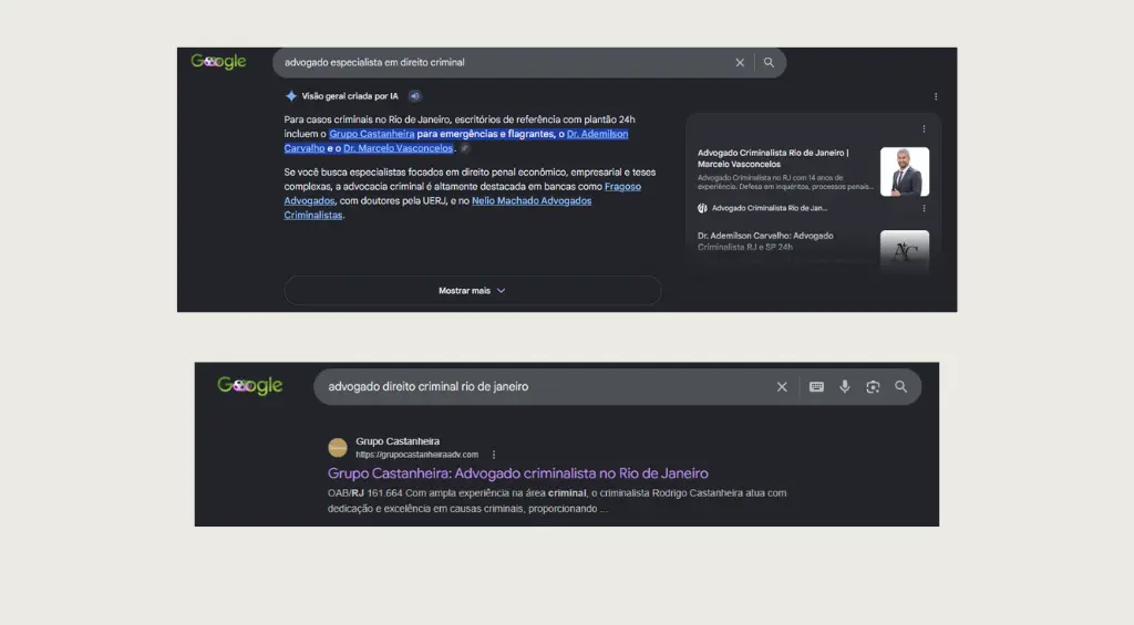 Recomendação da IA é o mesmo que aparecer no Google